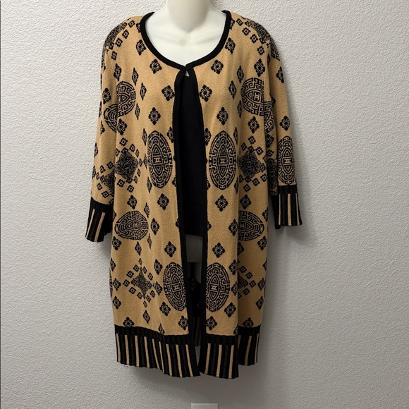 Chico's Cozy Open front Cardigan Size 1 - Picture 2 of 6